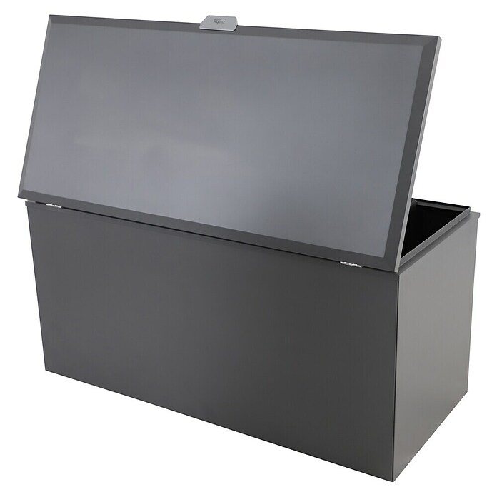 Sunfun Lumar Aufbewahrungsbox (L x B x H: 80 x 160 x 72 cm, Stahl, Night-Grey) | BAUHAUS