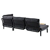 Sunfun Solo Rope Loungemöbel-Set Rope (3 -tlg., Aluminium, Olefin, Night-Grey) | BAUHAUS