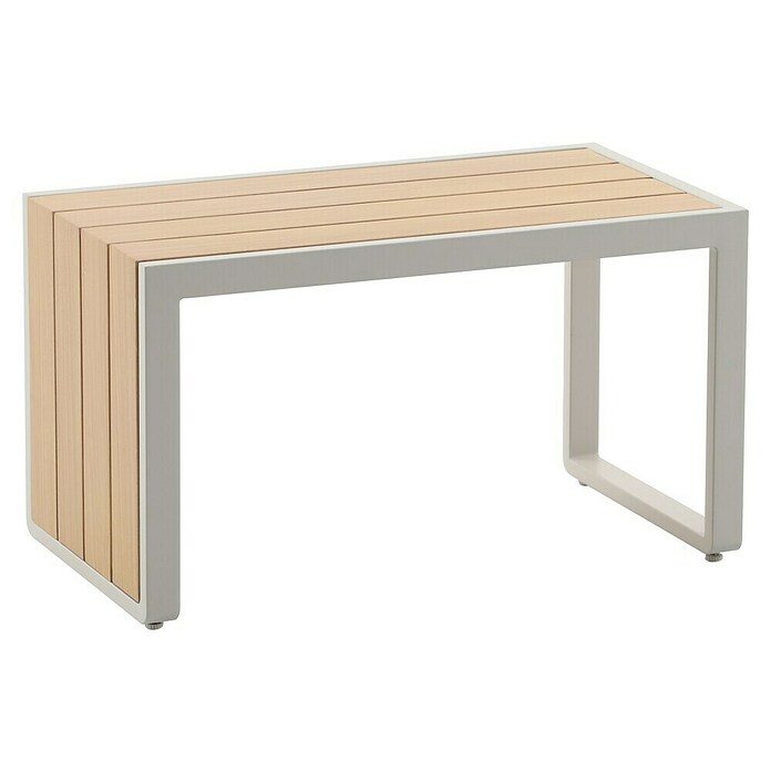 Sunfun Solo Mesa auxiliar de jardín (L x An x Al: 73 x 38,5 x 41 cm, Beige claro) | BAUHAUS