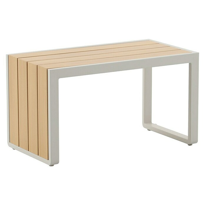 Sunfun Solo Conjunto de muebles chaise lounge + mesa auxiliar (4 pzs., Gris claro) | BAUHAUS