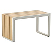 Sunfun Solo Conjunto de muebles chaise lounge + mesa auxiliar (4 pzs., Gris claro) | BAUHAUS