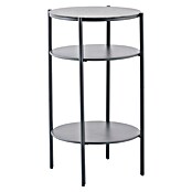 Sunfun Solo Mesa auxiliar de jardín redonda (Ø x Al: 65 x 108 cm, Acero, Gris) | BAUHAUS