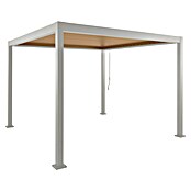 Sunfun Milos Lamellenpavillon (B x T: 294 x 294 cm, Farbe Gestell: Light-Greige, Aluminium) | BAUHAUS
