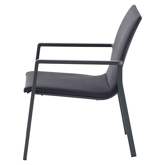 Sunfun Lumar Stapelsessel (L x B x H: 64 x 78,5 x 67 cm, Night-Grey) | BAUHAUS