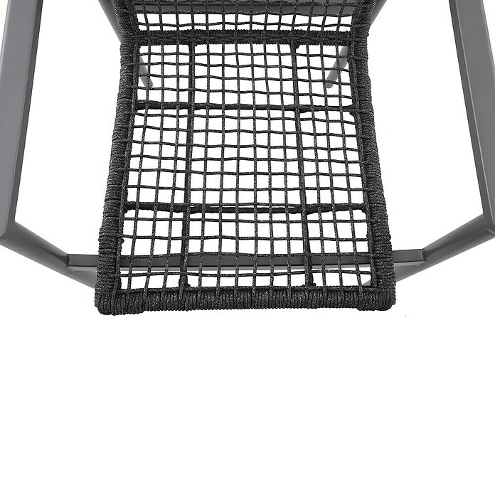 Sunfun Solo Gartensessel Rope (B x T x H: 67 x 63 x 85 cm, Night-Grey, Stapelbar) | BAUHAUS