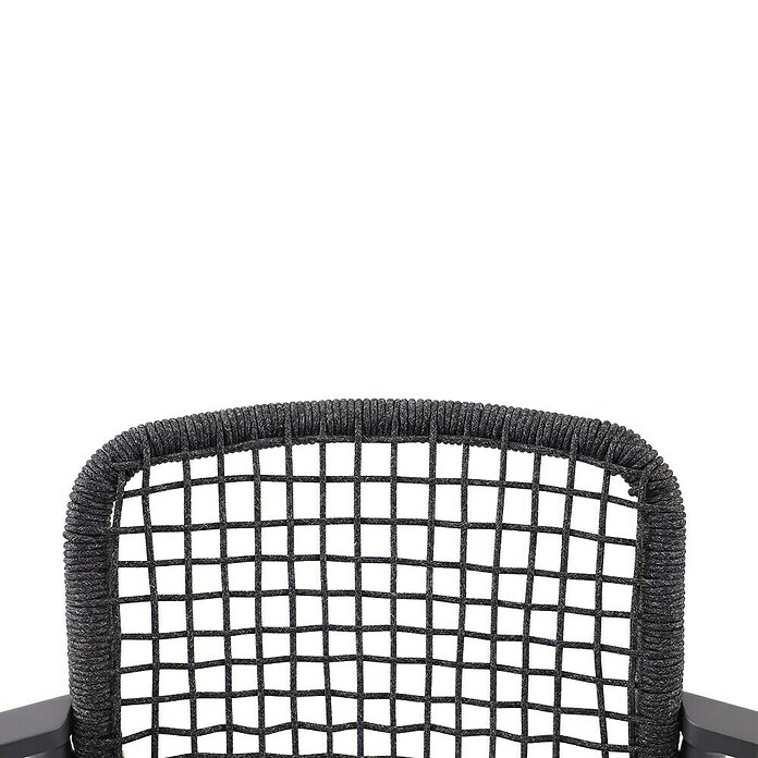 Sunfun Solo Gartensessel Rope (B x T x H: 67 x 63 x 85 cm, Night-Grey, Stapelbar) | BAUHAUS