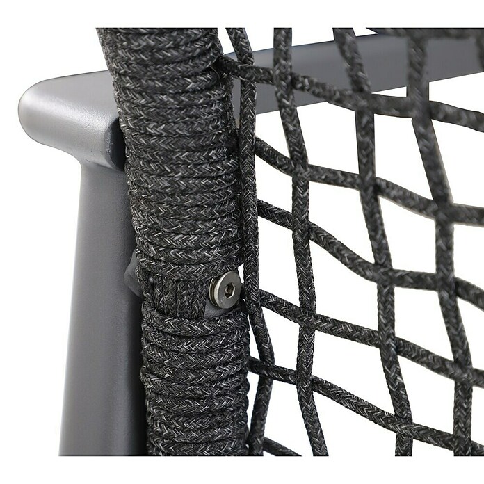 Sunfun Solo Gartensessel Rope (B x T x H: 67 x 63 x 85 cm, Night-Grey, Stapelbar) | BAUHAUS