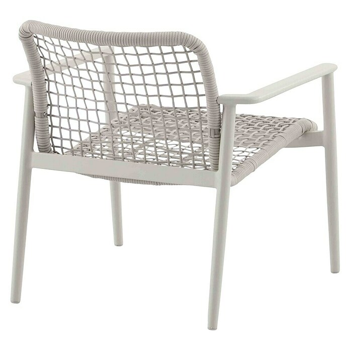 Sunfun Solo Rope Loungesessel Rope (B x T x H: 69,5 x 74 x 72 cm, Aluminium, Kunststoff, Light-Greige) | BAUHAUS