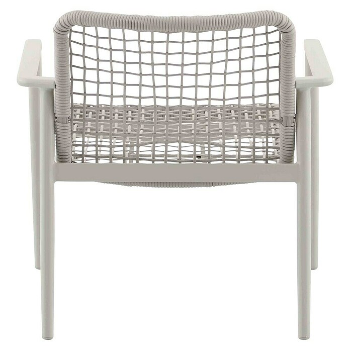 Sunfun Solo Rope Loungesessel Rope (B x T x H: 69,5 x 74 x 72 cm, Aluminium, Kunststoff, Light-Greige) | BAUHAUS
