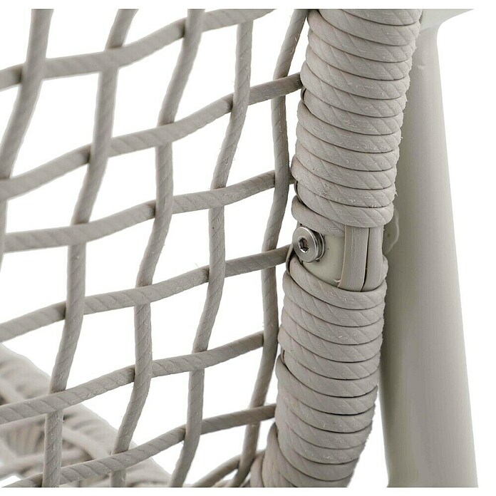 Sunfun Solo Rope Loungesessel Rope (B x T x H: 69,5 x 74 x 72 cm, Aluminium, Kunststoff, Light-Greige) | BAUHAUS