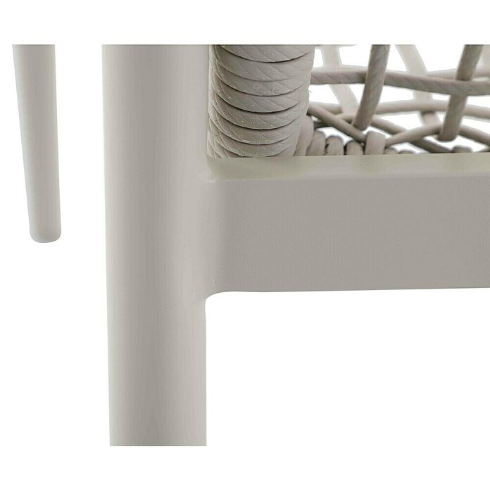 Sunfun Solo Rope Loungesessel Rope (B x T x H: 69,5 x 74 x 72 cm, Aluminium, Kunststoff, Light-Greige) | BAUHAUS