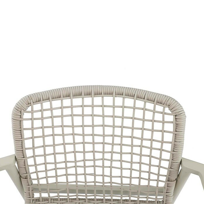 Sunfun Solo Rope Loungesessel Rope (B x T x H: 69,5 x 74 x 72 cm, Aluminium, Kunststoff, Light-Greige) | BAUHAUS