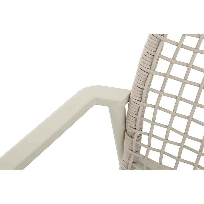 Sunfun Solo Rope Loungesessel Rope (B x T x H: 69,5 x 74 x 72 cm, Aluminium, Kunststoff, Light-Greige) | BAUHAUS