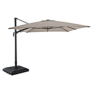 Sunfun Ampelschirm Capri (Greige, Bespannungsmaß (L x B): 300 x 350 cm)