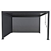Sunfun Milos Panel lateral (An x Al: 368 x 217 cm, Antracita, Para pérgola con laterales Milos, Profundidad: 8,5 cm) | BAUHAUS