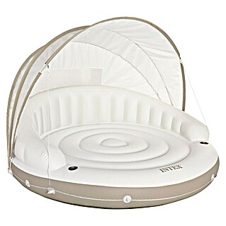 Intex Isla hinchable Canopy Island (199 cm, Techo solar desmontable)