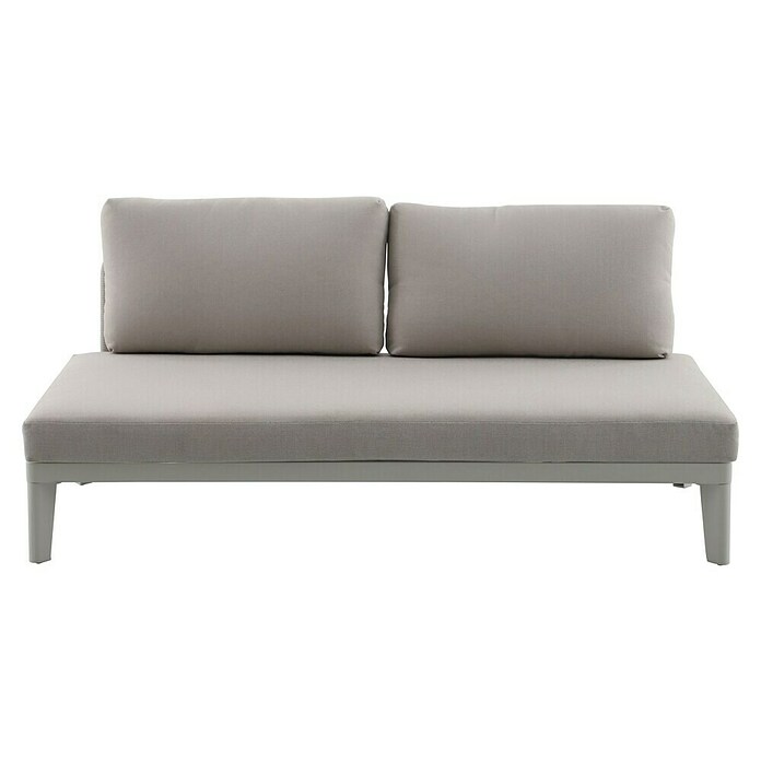 Sunfun Solo Loungesofa Rope (Light-Greige, L x B x H: 167,5 x 86,5 x 66 cm, Aluminium) | BAUHAUS