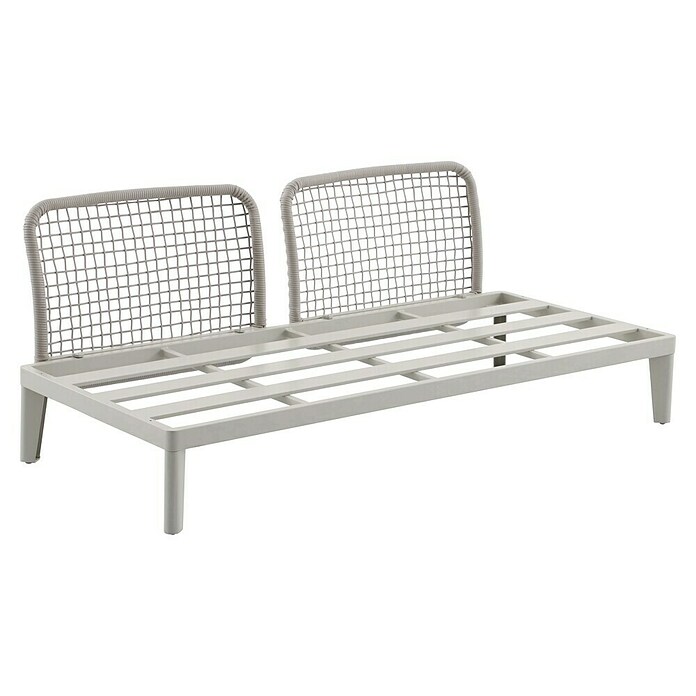Sunfun Solo Loungesofa Rope (Light-Greige, L x B x H: 167,5 x 86,5 x 66 cm, Aluminium) | BAUHAUS