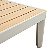 Sunfun Solo Garten-Beistelltisch (L x B x H: 120 x 72 x 26 cm, Light-Greige) | BAUHAUS