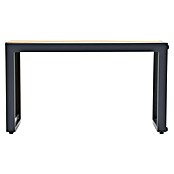 Sunfun Solo Garten-Beistelltisch (L x B x H: 77 x 41,5 x 45 cm, Night-Grey) | BAUHAUS