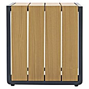 Sunfun Solo Garten-Beistelltisch (L x B x H: 77 x 41,5 x 45 cm, Night-Grey) | BAUHAUS