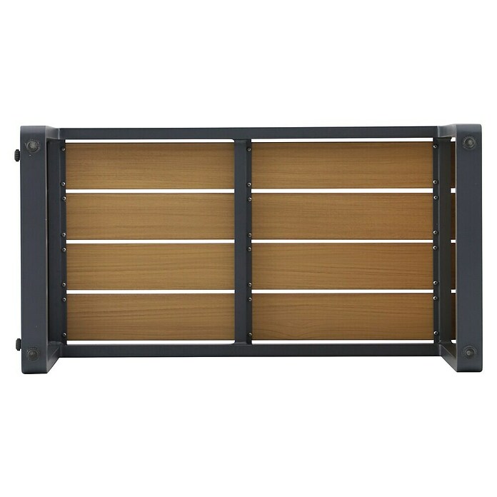 Sunfun Solo Garten-Beistelltisch (L x B x H: 77 x 41,5 x 45 cm, Night-Grey) | BAUHAUS