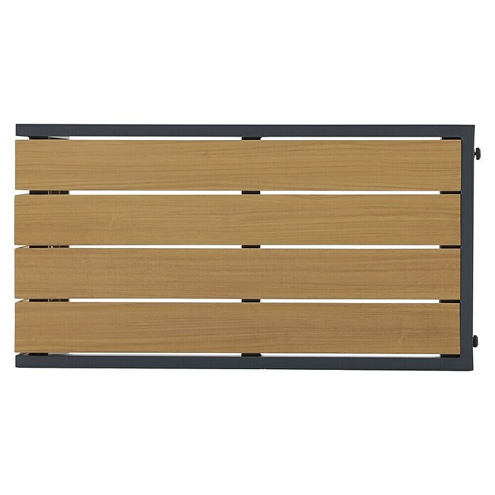 Sunfun Solo Garten-Beistelltisch (L x B x H: 77 x 41,5 x 45 cm, Night-Grey) | BAUHAUS