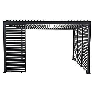 Sunfun Milos Bočna stranica paviljona lamelna (Š x V: 92 x 221,5 cm, null, Antracit)