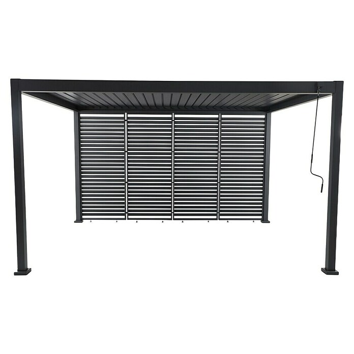 Sunfun Milos Bočna stena za paviljon  (Š x V: 92 x 221,5 cm, Antracit) | 8298 - Gartenzelte/Pavillons | ICFA - Sonnenschutz | ICF - Sonnenschutz | IC - Freizeit im Garten | I - Stadtgarten | BAUHAUS