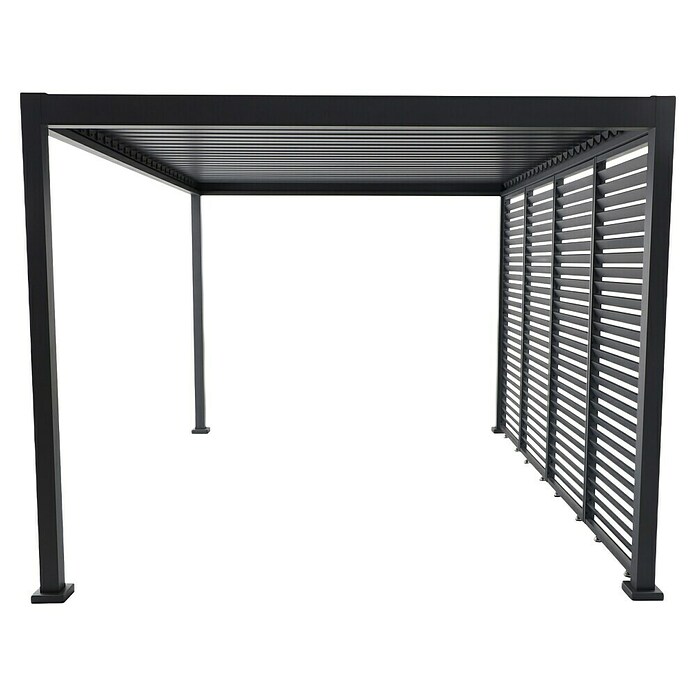 Sunfun Milos Bočna stena za paviljon  (Š x V: 92 x 221,5 cm, Antracit) | 8298 - Gartenzelte/Pavillons | ICFA - Sonnenschutz | ICF - Sonnenschutz | IC - Freizeit im Garten | I - Stadtgarten | BAUHAUS