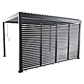 Sunfun Milos Bočna stena za paviljon  (Š x V: 92 x 221,5 cm, Antracit) | 8298 - Gartenzelte/Pavillons | ICFA - Sonnenschutz | ICF - Sonnenschutz | IC - Freizeit im Garten | I - Stadtgarten | BAUHAUS
