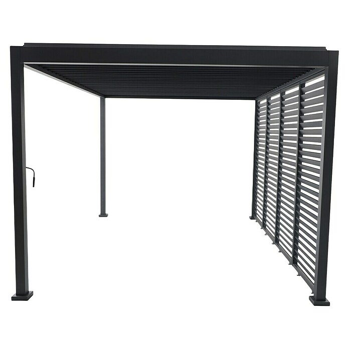 Sunfun Milos Bočna stena za paviljon  (Š x V: 92 x 221,5 cm, Antracit) | 8298 - Gartenzelte/Pavillons | ICFA - Sonnenschutz | ICF - Sonnenschutz | IC - Freizeit im Garten | I - Stadtgarten | BAUHAUS