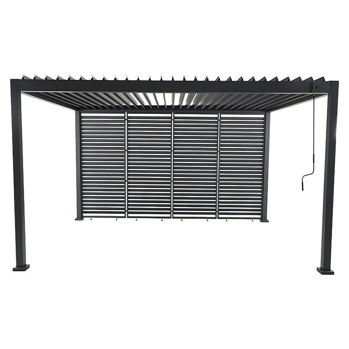 Sunfun Milos Bočna stena za paviljon  (Š x V: 92 x 221,5 cm, Antracit) | 8298 - Gartenzelte/Pavillons | ICFA - Sonnenschutz | ICF - Sonnenschutz | IC - Freizeit im Garten | I - Stadtgarten | BAUHAUS