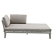 Sunfun Solo Conjunto de muebles chaise lounge + sofá + mesa de centro (5 pzs., Gris claro) | BAUHAUS