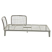 Sunfun Solo Chaise lounge (L x An x Al: 194 x 114,5 x 66 cm, Gris claro, Aluminio) | BAUHAUS