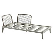 Sunfun Solo Chaise lounge (L x An x Al: 194 x 114,5 x 66 cm, Gris claro, Aluminio) | BAUHAUS