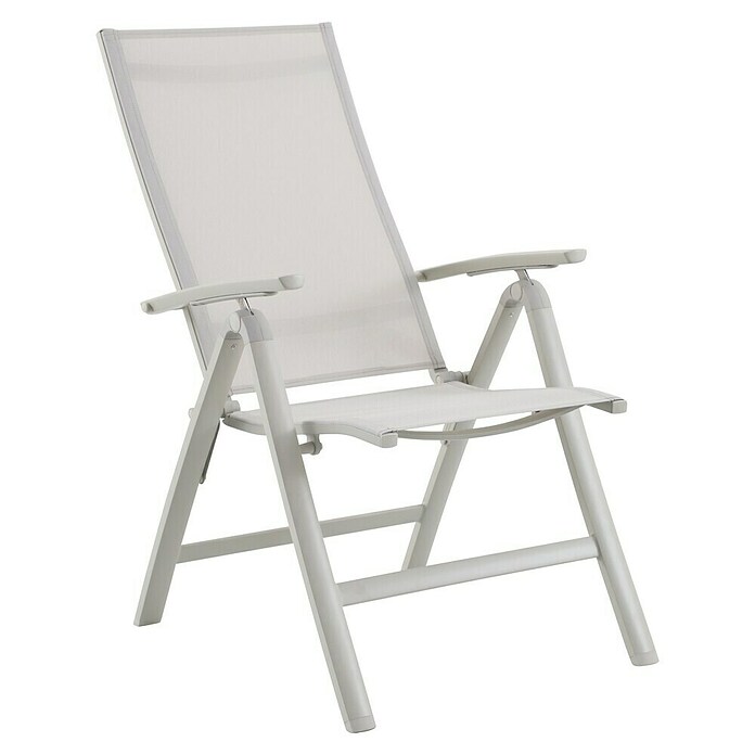 Sunfun Gartenmöbel-Set Solo/Maja (12 -tlg., Aluminium/Sintered Stone/Textilen, Light-Greige, Ausziehbar) | BAUHAUS