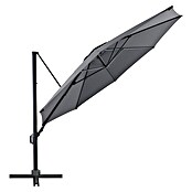 Sunfun Ampelschirm rund Capri (Anthrazit, Durchmesser Bespannung: 400 cm) | BAUHAUS