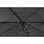 Sunfun Ampelschirm rund Capri (Anthrazit, Durchmesser Bespannung: 400 cm) | BAUHAUS