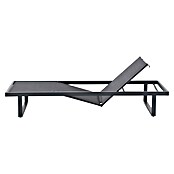 Sunfun Lumar Gartenliege (L x B: 200 x 72,5 cm, Night-Grey, Aluminium, Rückenlehne verstellbar) | BAUHAUS