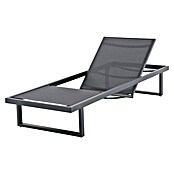 Sunfun Lumar Gartenliege (L x B: 200 x 72,5 cm, Night-Grey, Aluminium, Rückenlehne verstellbar) | BAUHAUS