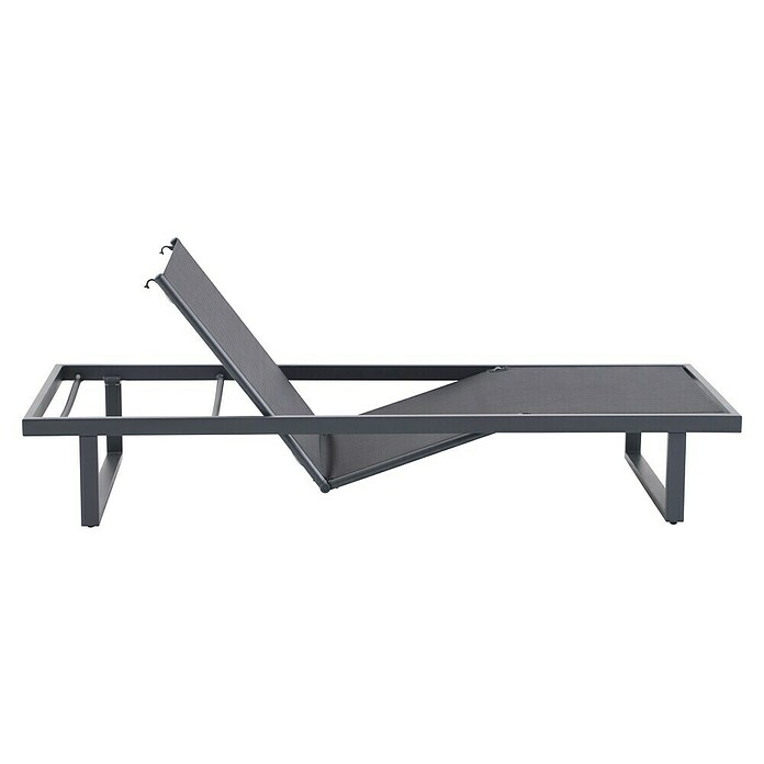 Sunfun Lumar Gartenliege (L x B: 200 x 72,5 cm, Night-Grey, Aluminium, Rückenlehne verstellbar) | BAUHAUS