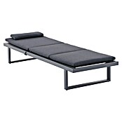 Sunfun Lumar Gartenliege (L x B: 200 x 72,5 cm, Night-Grey, Aluminium, Rückenlehne verstellbar) | BAUHAUS