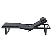 Sunfun Lumar Gartenliege (L x B: 200 x 72,5 cm, Night-Grey, Aluminium, Rückenlehne verstellbar) | BAUHAUS