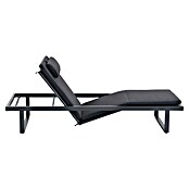 Sunfun Lumar Gartenliege (L x B: 200 x 72,5 cm, Night-Grey, Aluminium, Rückenlehne verstellbar) | BAUHAUS
