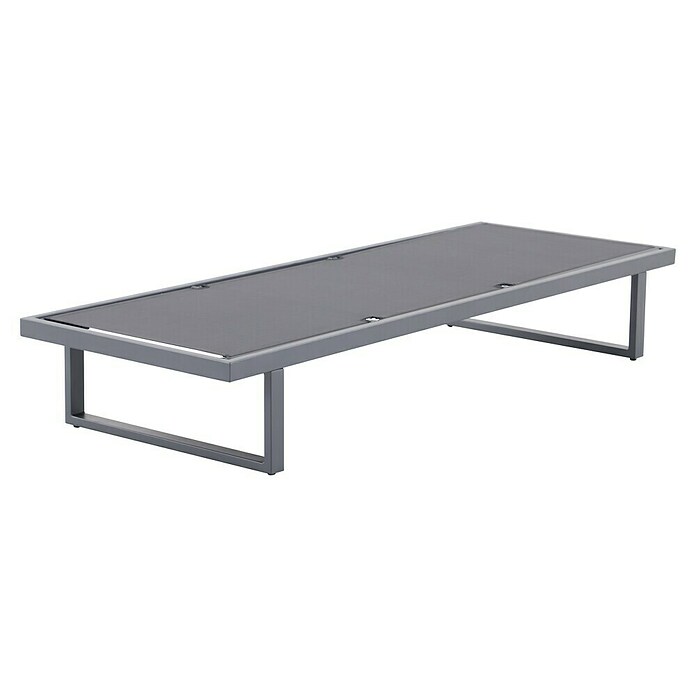 Sunfun Lumar Gartenliege (L x B: 200 x 72,5 cm, Night-Grey, Aluminium, Rückenlehne verstellbar) | BAUHAUS
