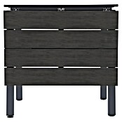 Sunfun Maja Vrtni stol  (D x Š x V: 75 x 74,5 x 75 cm, Tamno siva, Na izvlačenje) | BAUHAUS