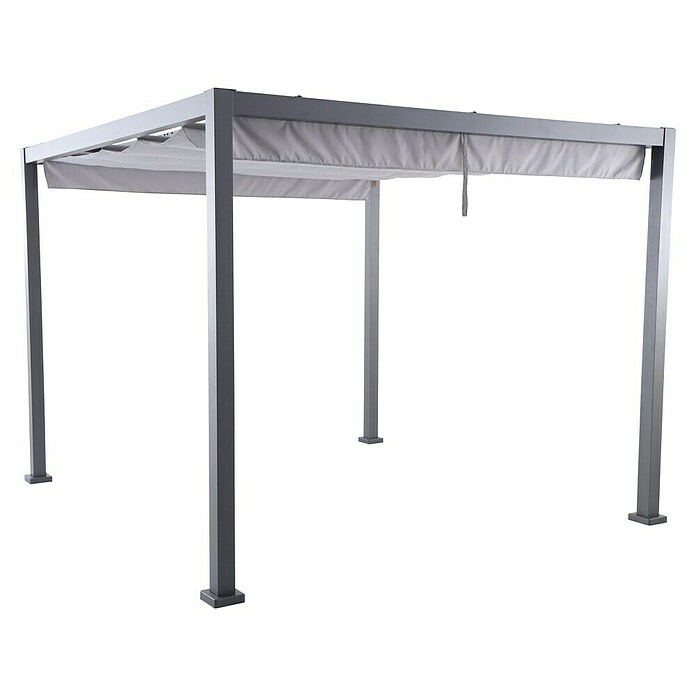 Sunfun Raffpavillon Set Milos (B x T: 294 x 294 cm, Night-Grey, Aluminium/Polyester, 4 -tlg.) | BAUHAUS