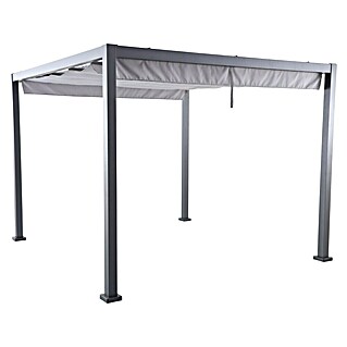 Sunfun Milos Raffpavillon (B x T: 294 x 294 cm, Farbe Gestell: Night-Grey)