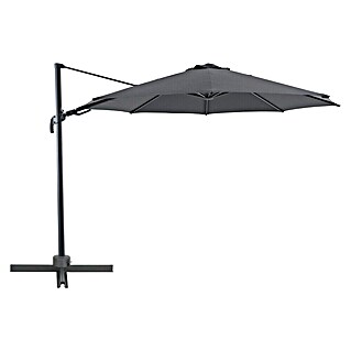 Sunfun Ampelschirm rund Capri (Anthrazit, Durchmesser Bespannung: 350 cm)